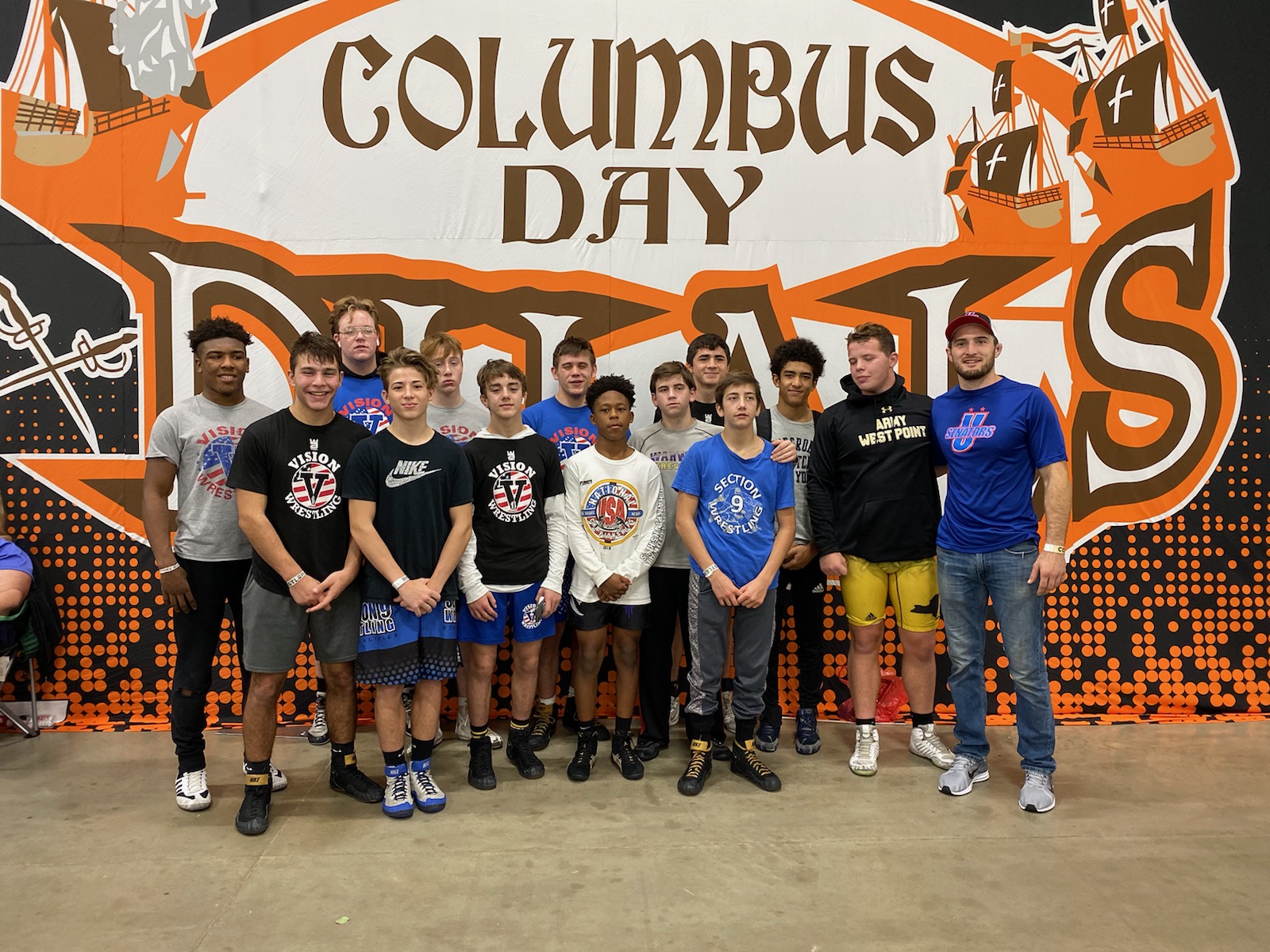 Team Vision Columbus Day Duals SECTION 9 WRESTLING