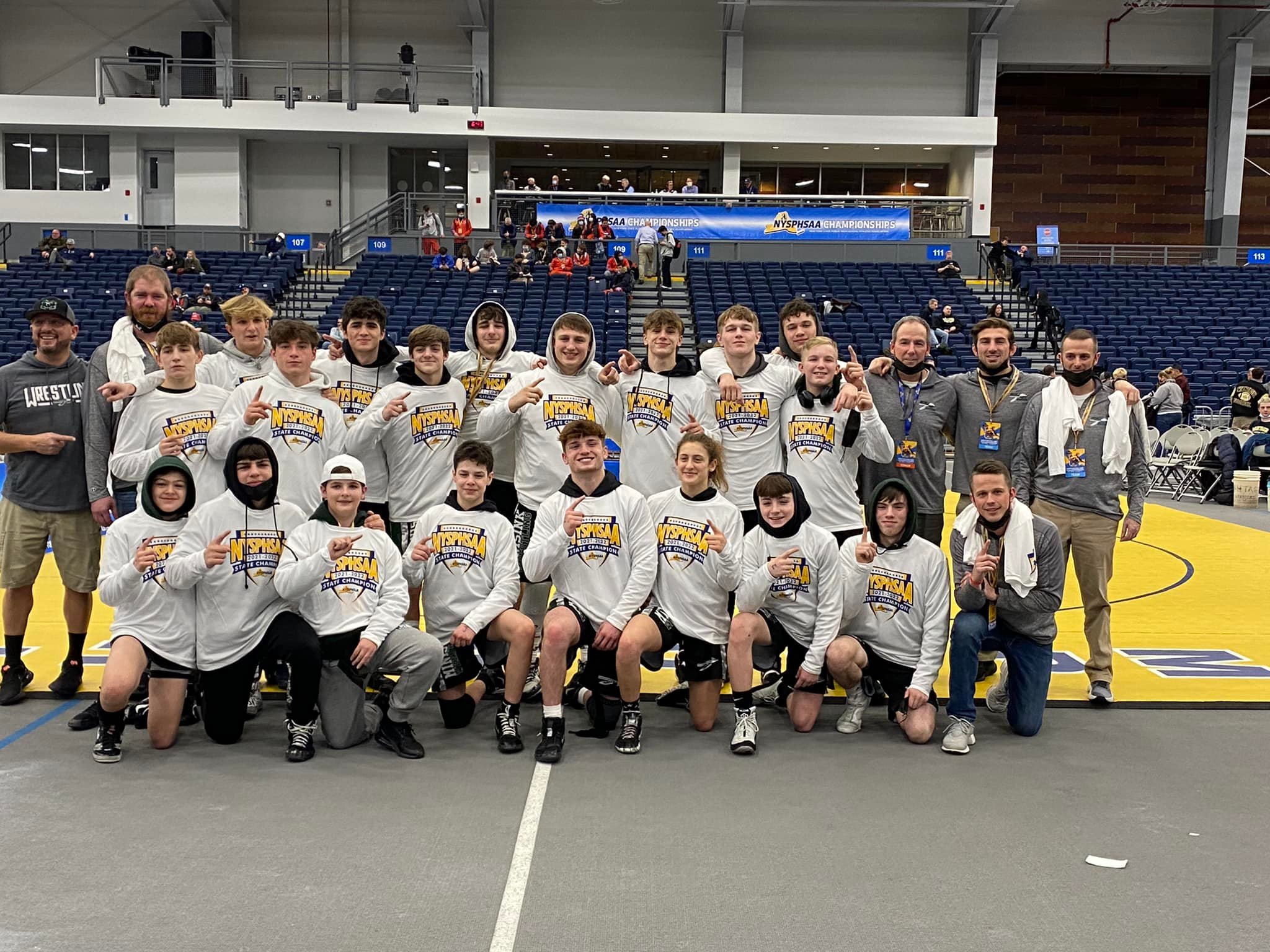 Minisink Valley Dominant in Winning NYS Duals Championship SECTION 9